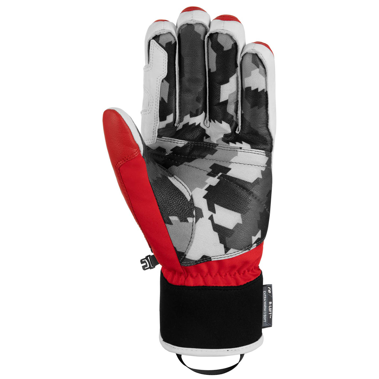 reusch-cimdi-marco-odermatt-red-grey-camo