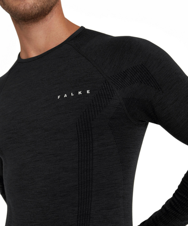 falke-wt-longsleeve-zip-black-termokrekls