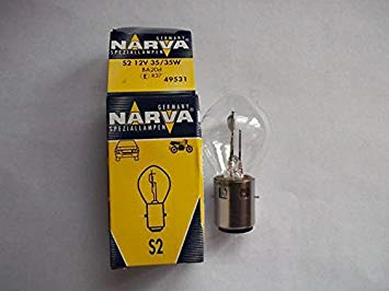 HUSQVARNA lemputė 12V 35/35W BA20D