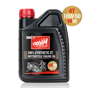 VROOAM olie 4T VR90 100% Syntetisk 10W-50 1L