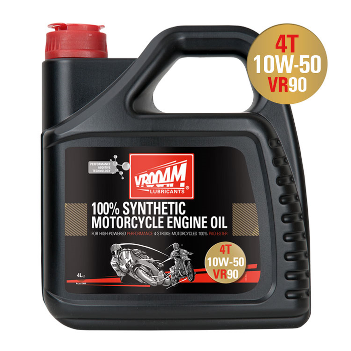 VROOAM olie 4T VR90 100% Syntetisk 10W-50 4L