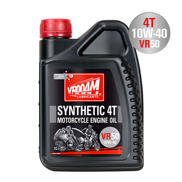 VROOAM olie 4T VR50 Syntetisk 10W-40 1L