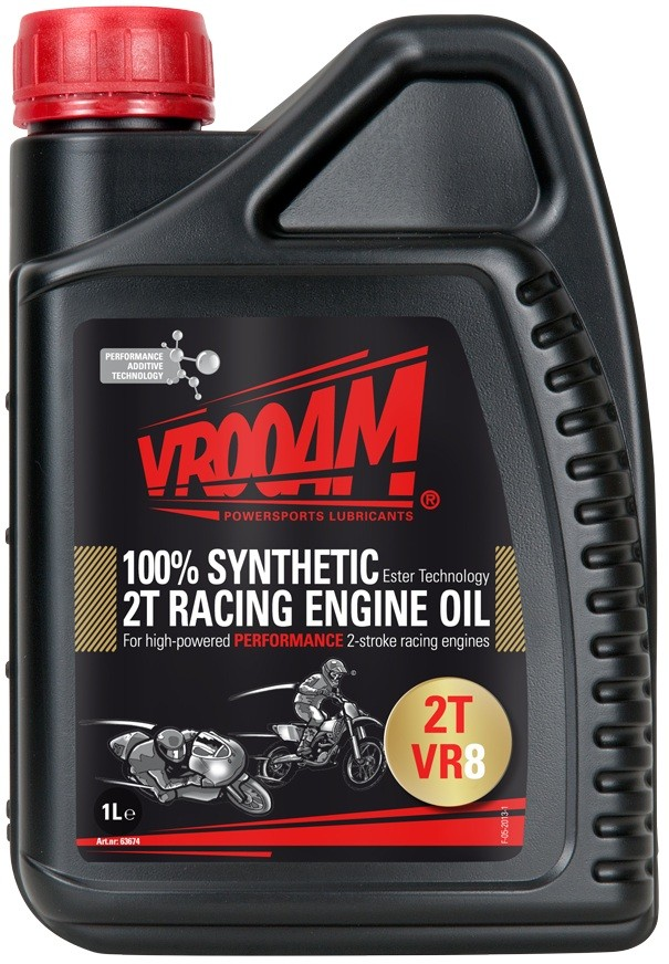 VROOAM 2T 100% syntetisk racerolje 1L