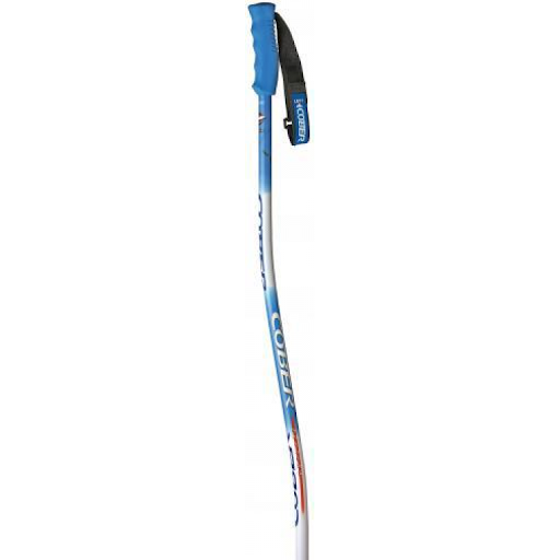 Bâtons COBER nūjas Squadra bleu/blanc