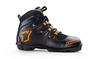 YOKO langlaufschoenen YXB3 SR zwart/oranje