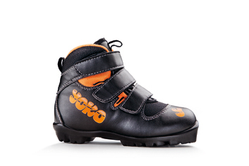 YOKO cross country skiing boots YXB3 Velcro Jr black/orange