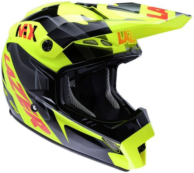 LAZER šalmo aksesuaras Chin Cover MX8 Geopop geltonas