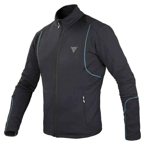 DAINESE thermo jas No-Wind Man Full Zip E1 zwart/blauw M