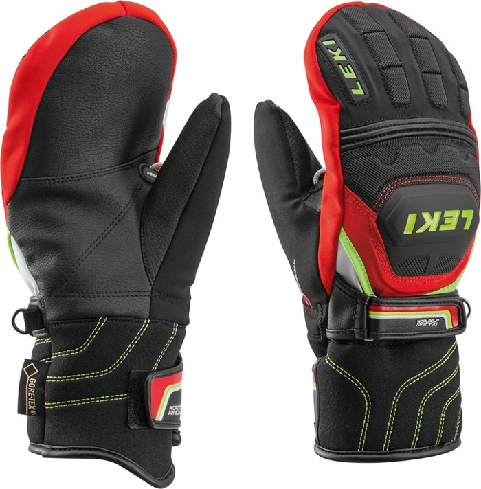 Gants LEKI WC Race JR Coach Flex GTX Mitt noir/rouge
