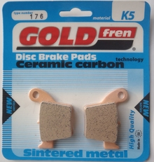 GOLDFREN Bremsbeläge hinten Hon CR/CRF