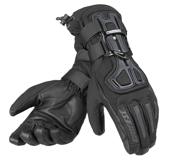DAINESE pirštinės D-Impact 13 juodos su anglies pluoštu