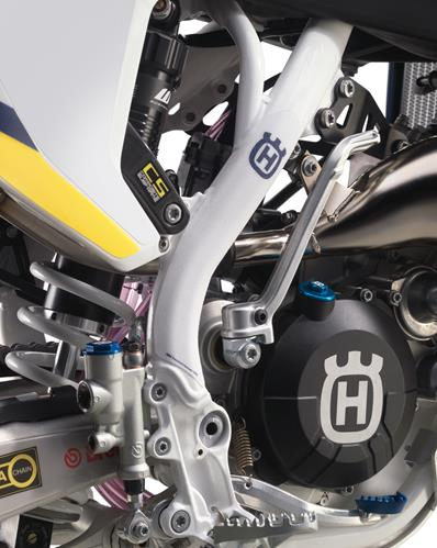 HUSQVARNA rėmo lipdukų rinkinys TC125/FC250-450 '16 baltas