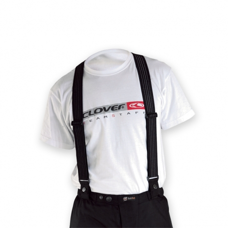 CLOVER elastische Hosenträger schwarz
