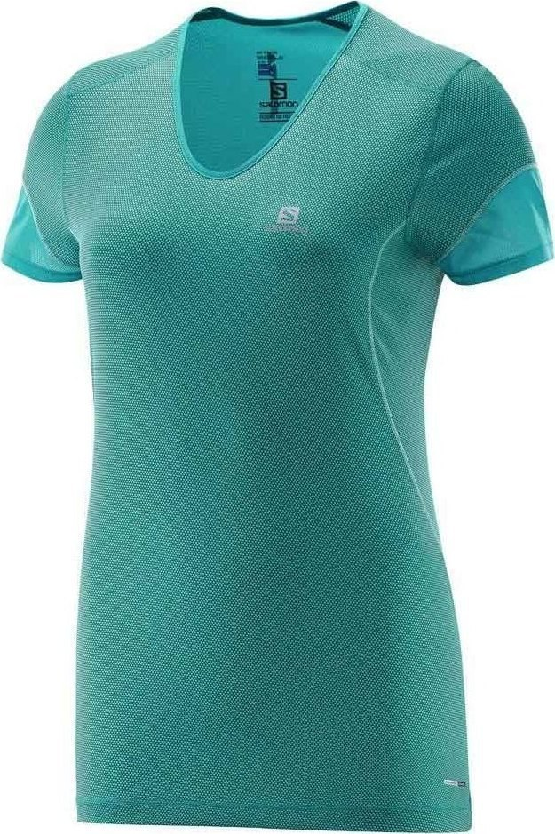 SALOMON T-shirt SS Trail Runner Tee W blå