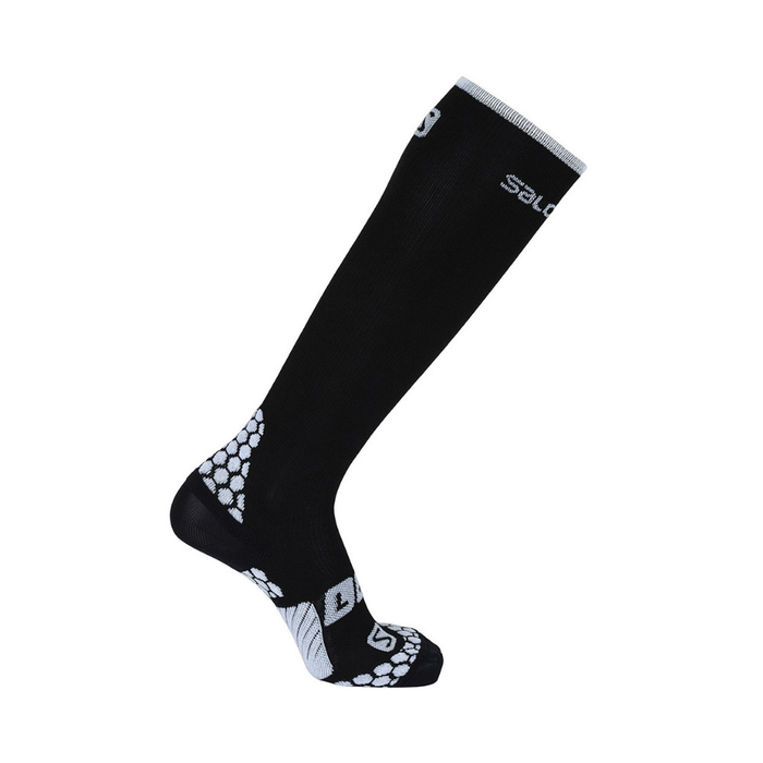 SALOMON sokken S-Lab Recovery Compressie zwart/wit