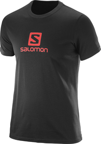 SALOMON T-shirt Logo SS Cotton Tee nera