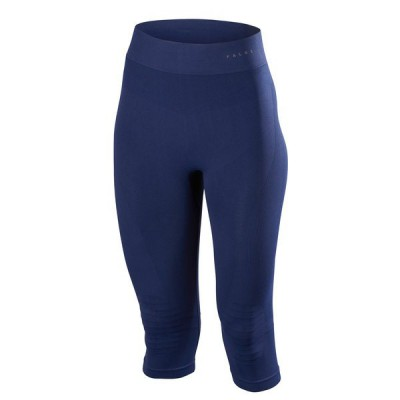FALKE thermo broek 3/4 Dames MW donkerblauw