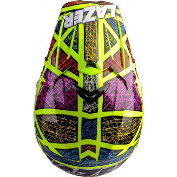 LAZER helmet peak MX7 Centrik white/multi