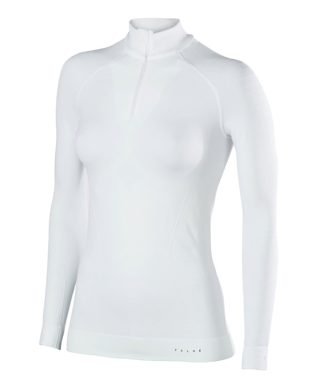 FALKE thermo shirt LS Zip Women MW white