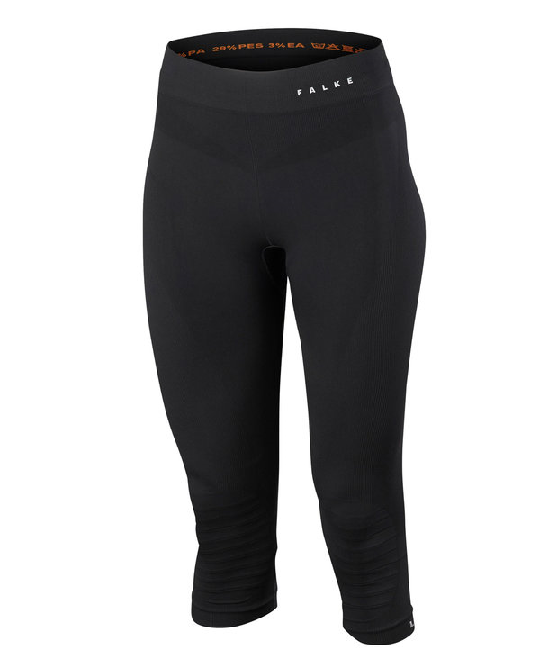 Pantalon thermique FALKE 3/4 Femme MW noir