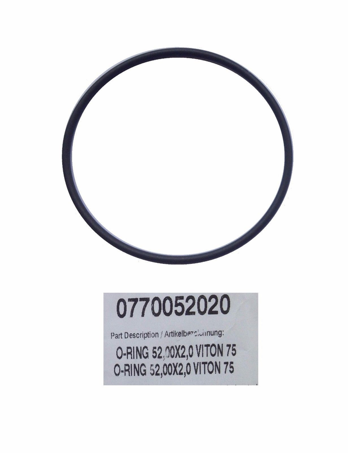 O-ring HUSQVARNA lubrificante zincato 52x2 Viton 75 TC 50 '17-'23
