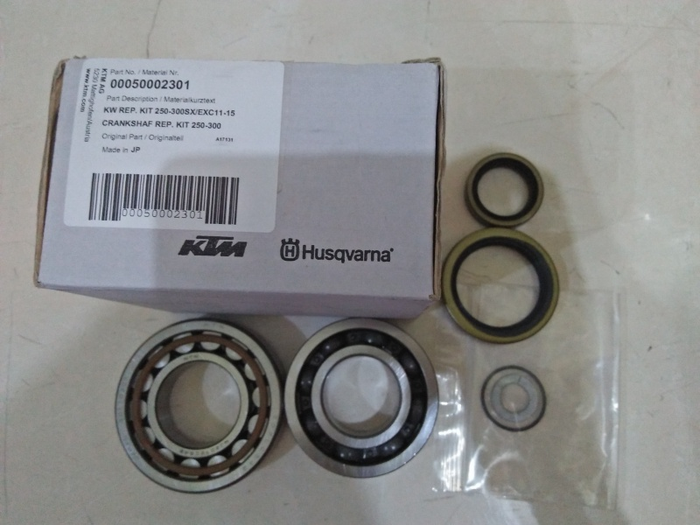 HUSQVARNA Zestaw naprawczy łożysk wału korbowego/uszczelek do TC/TE 250/300 '14-'23