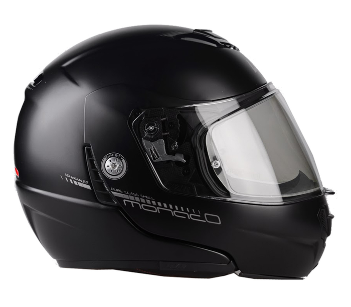 LAZER šalmas MONACO Evo Pure Glass juodas matinės spalvos
