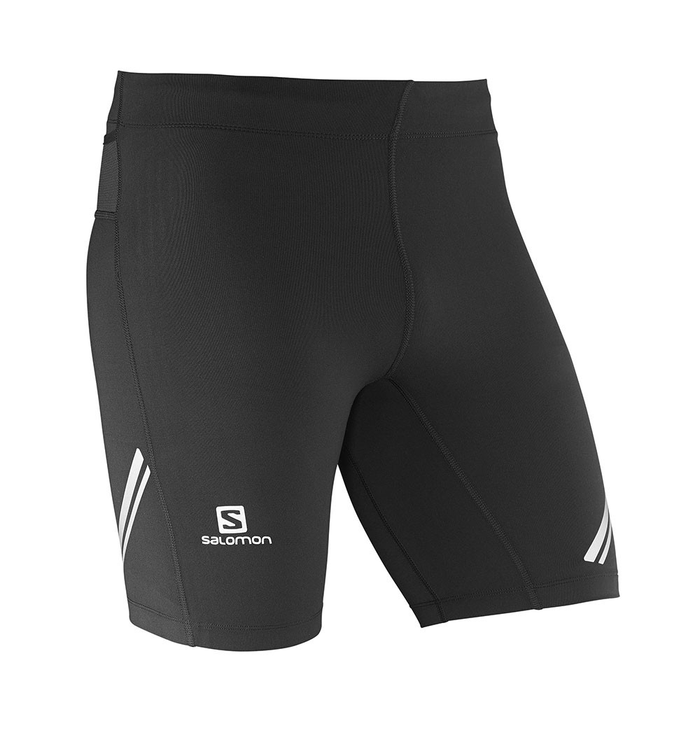 SALOMON broek Agile Short Tight zwart
