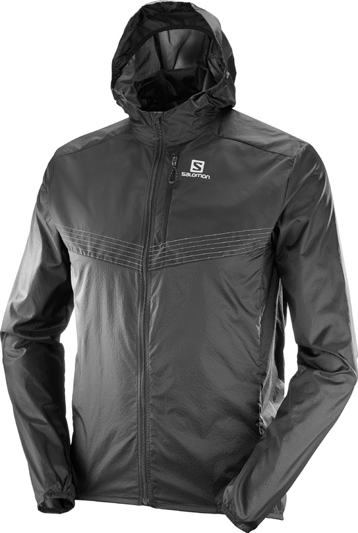 SALOMON hooded windbrakeer Fast Wing Aero Hoodie black