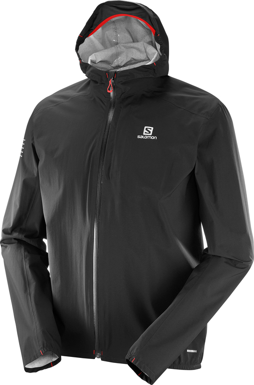 SALOMON hooded jacket Bonatti WP black