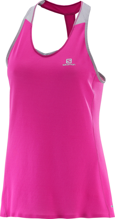 SALOMON ærmeløs trøje Sense Pro Tank W violet/grå