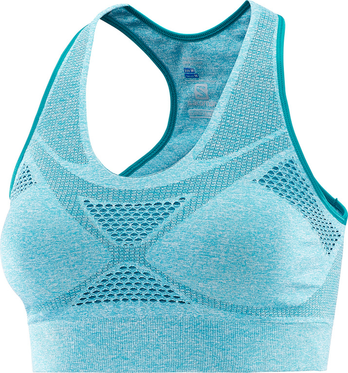 SALOMON sports-bh Medium Impact Bra W turkis