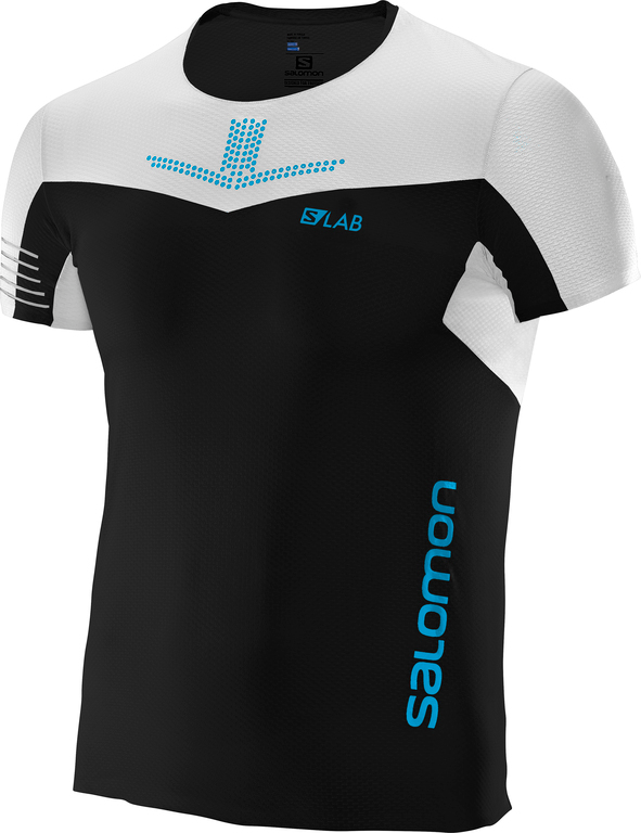 SALOMON T-shirt SS S-Lab Sense Tee sort/hvid