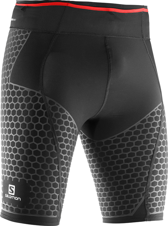 SALOMON shorts Exo Tight black/red