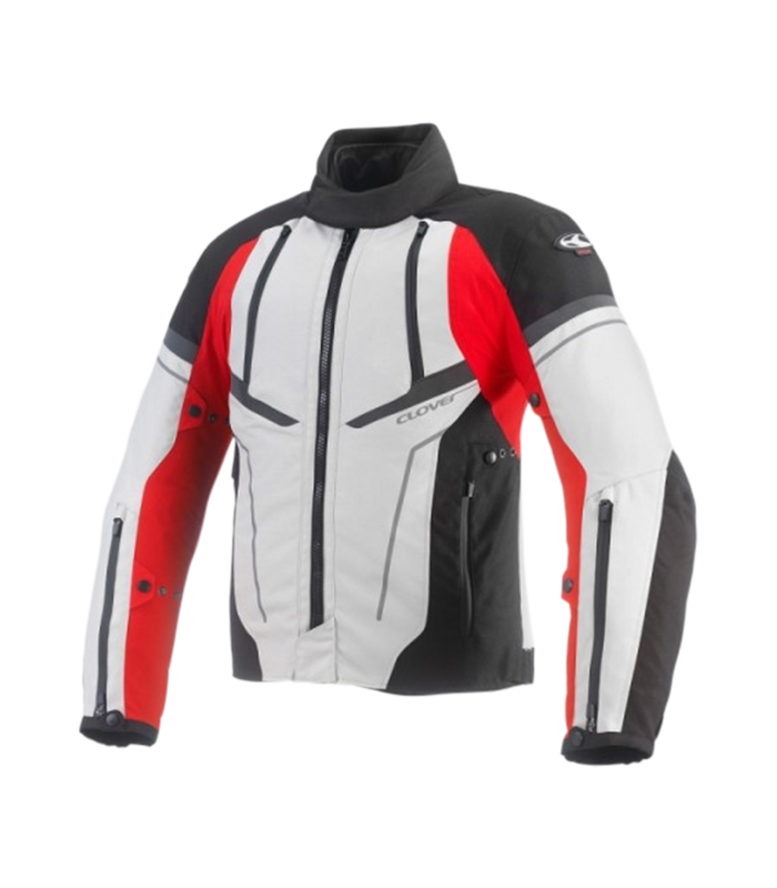 Veste CLOVER Interceptor WP 4en1 grise/rouge