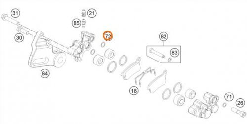 HUSQVARNA O-Ring 10x1 EPDM Bremszange für TC 65 '17-'22