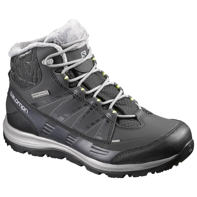 Chaussures SALOMON Kaina CS WP 2 W noir/gris