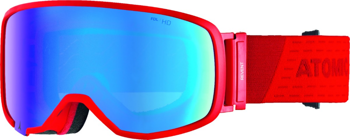 ATOMIC gogles Revent S FDL HD red w/blue HD