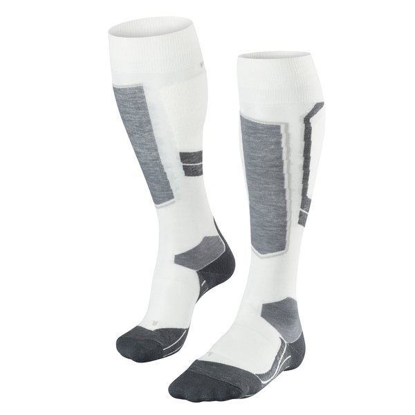 FALKE sokid SK4 villased naistele valge/hall