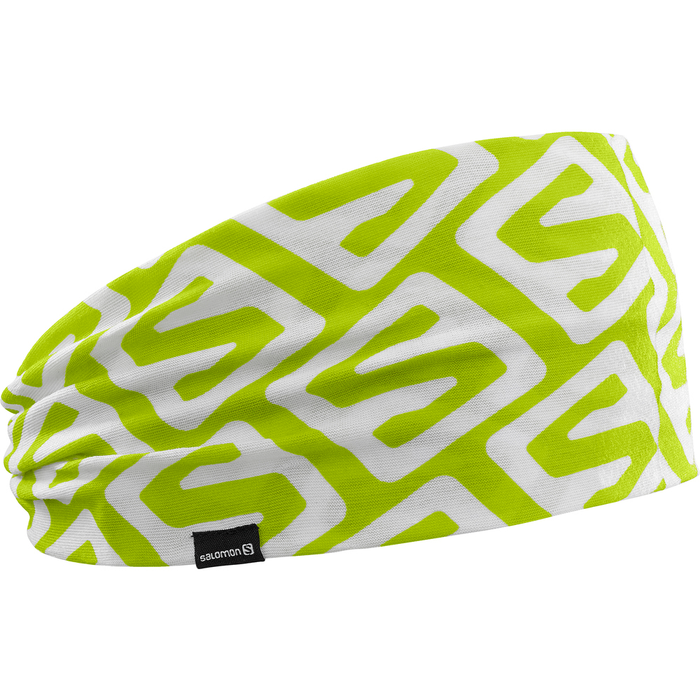 Fascia SALOMON Light Headband verde/bianco