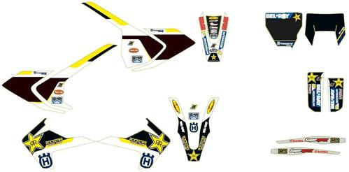 HUSQVARNA lipdukų rinkinys Rockstar '17-'19
