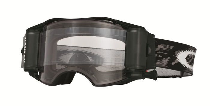 OAKLEY MX prillid Roll Off Airbrake musta värvi läbipaistvate läätsedega