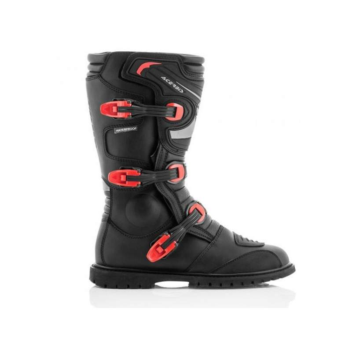 ACERBIS støvlespænder Adventure 3 stk rød