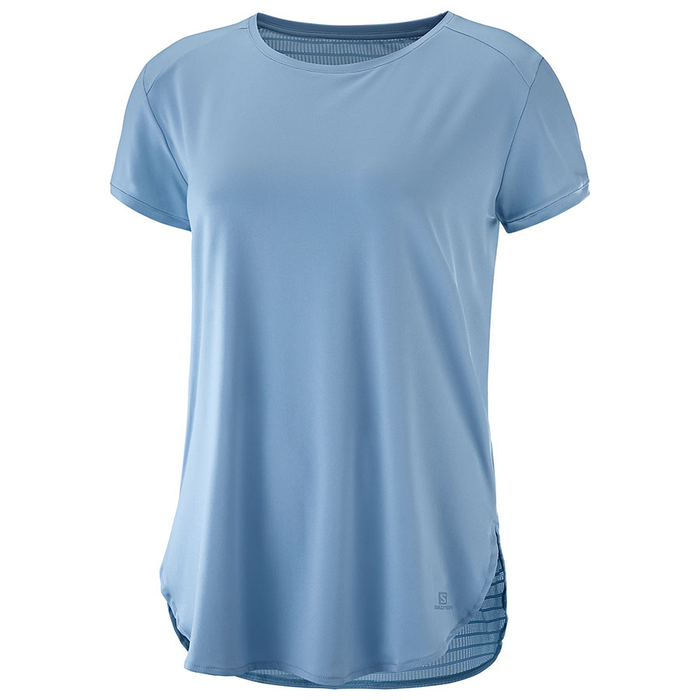 SALOMON Shirt SS Comet Breeze Tee W hellblau