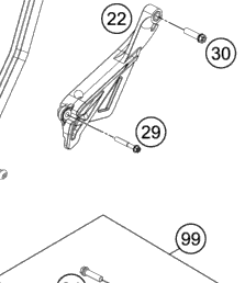 HUSQVARNA Slider-kæder TC 85 '18-'20