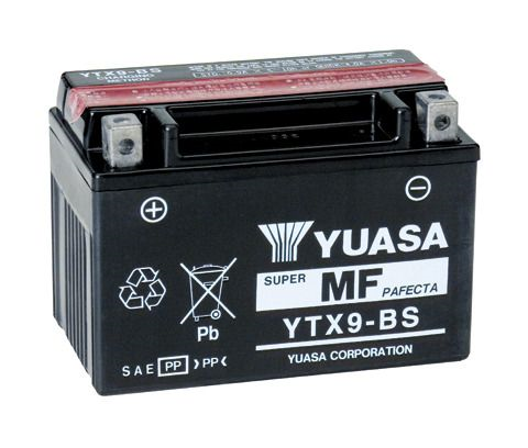 HUSQVARNA batteria YTX9-BS Yuasa 12V 8Ah