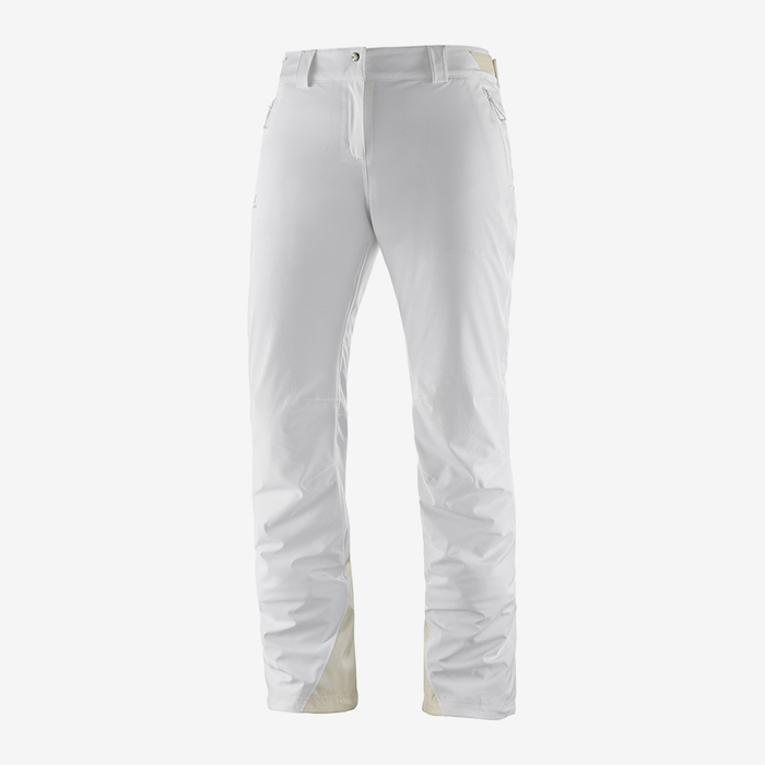 SALOMON pants W Icemania REG white