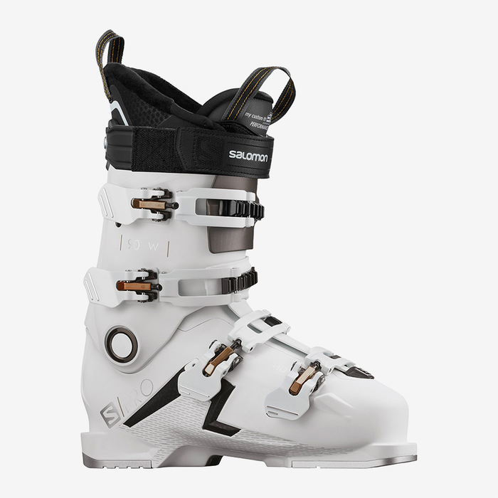 SALOMON støvler S/Pro 90 W hvid/sort