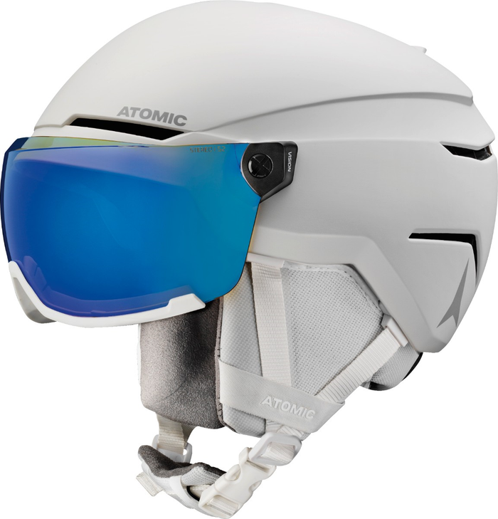 ATOMIC ķivere Savor Visor ST wit met blauw ST AW C2