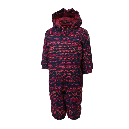 COLOR KIDS vinteroveralls Rimah pink/rød